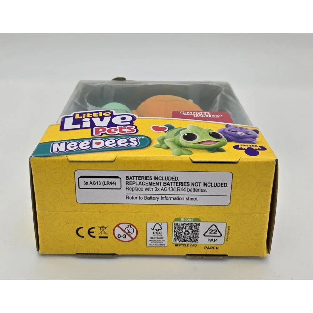 Little Live Pets‎ NeeDees Sandee Turtle Interactive Toy with Sounds